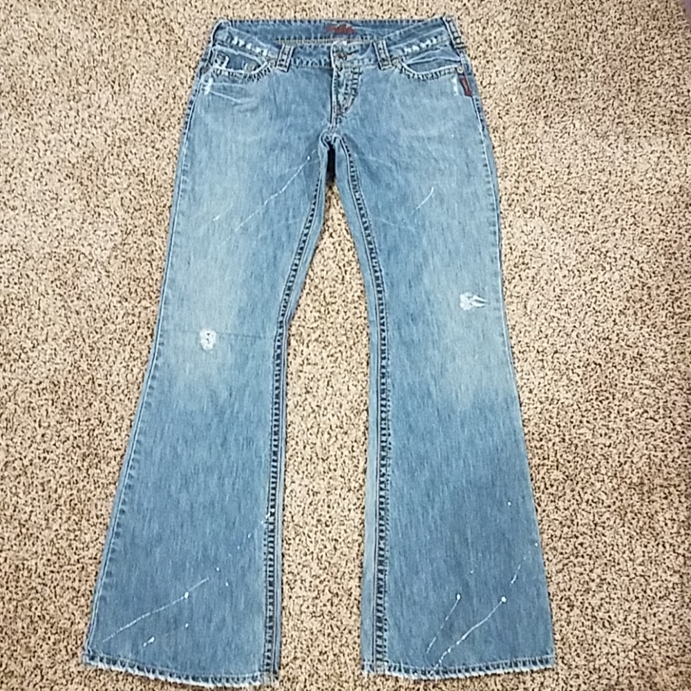 Silver Jean's size 29/33 "Blaze"